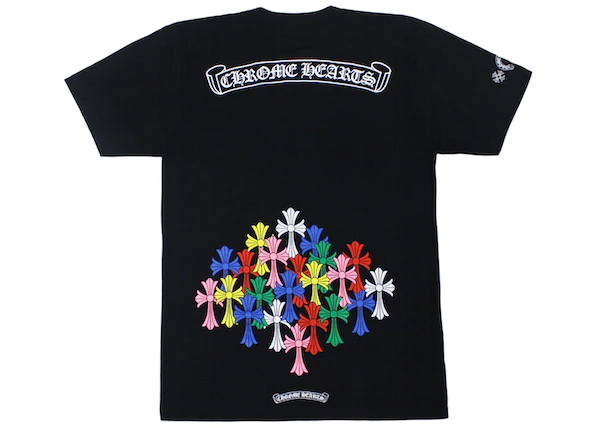 Buy Chrome Hearts Multi Color Cross T-shirt Black at Sasom – Authentic and Ready to Ship