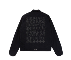 ช้อป Chrome Hearts Riggins Coach Jacket Blackของแท้ที่ SASOM
