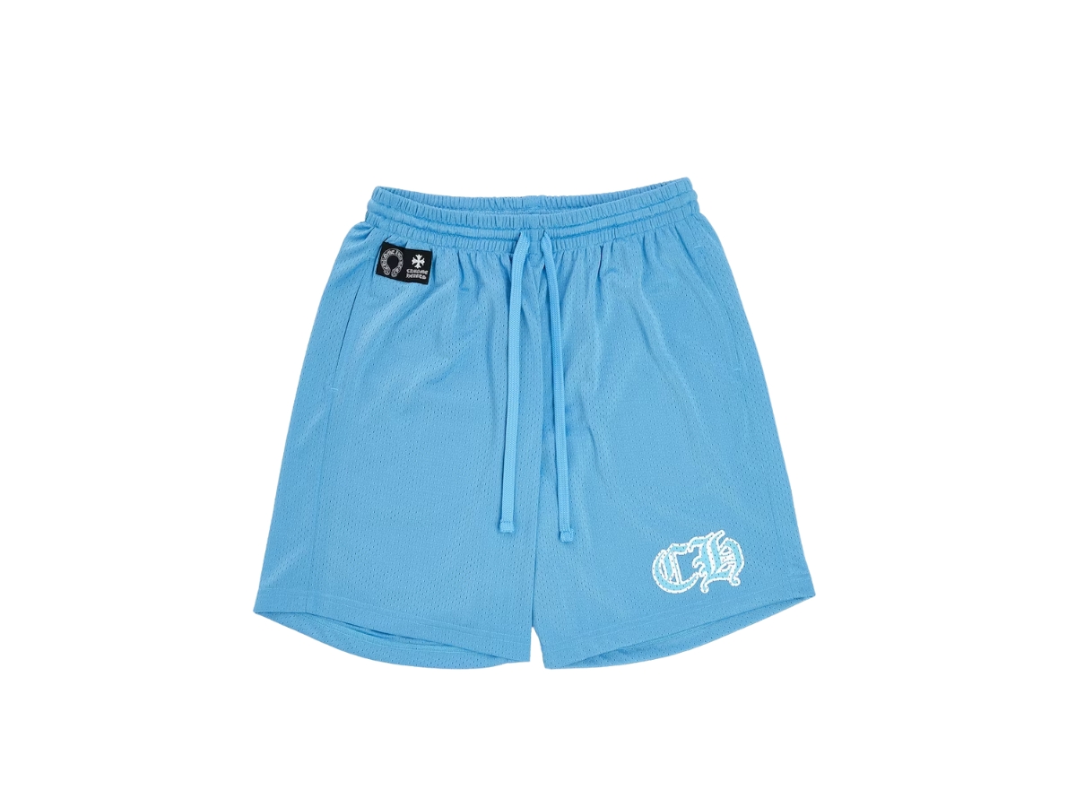 SASOM | apparel Chrome Hearts Sports Mesh Varsity Shorts Blue