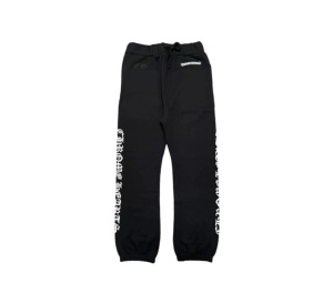 Buy Chrome Hearts Scroll Logo Sweatpants Black at Sasom – Authentic and Ready to Ship