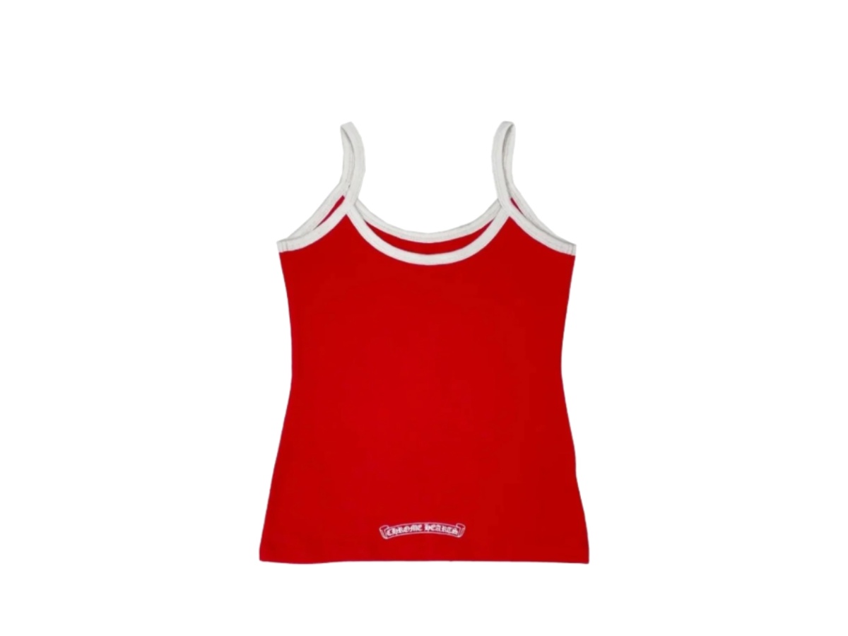 Chrome Hearts Horseshoe Logo Roller Skates Tank Top Red (W)