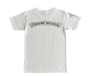 Buy Chrome Hearts Horseshoe Scroll Logo T-Shirt White at Sasom – Authentic and Ready to Ship