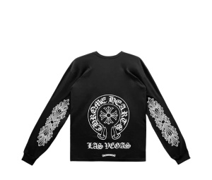 Buy Chrome Hearts Las Vegas Exclusive Horseshoe Black Long Sleeve Tee Black at Sasom – Authentic and Ready to Ship