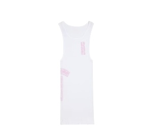 Buy Chrome Hearts T Bar Rib Tank White Pink at Sasom – Authentic and Ready to Ship