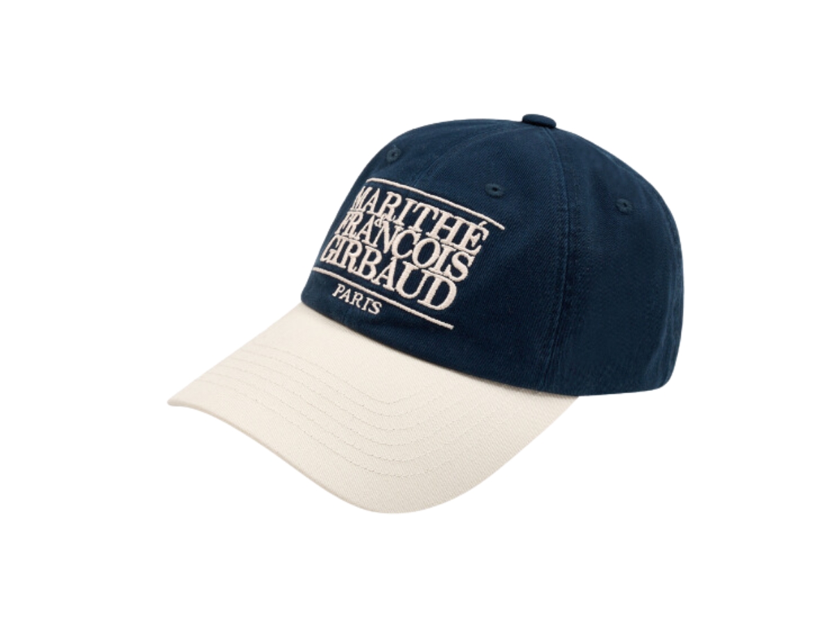 【MARITHE】 CLASSIC LOGO 6PANEL COLOR BLOCK CAP★ Marithe Francois Girbaud Classic Logo 6Panel Color Block Cap