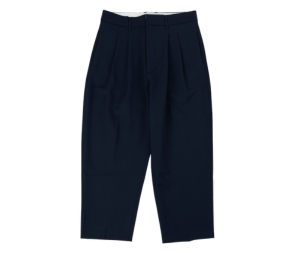 Buy Classy " Pleated Tailored Pants " ( Navy ) at Sasom – Authentic and Ready to Ship