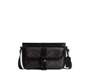 Buy Coach Beck Slim Crossbody In Signature Canvas Charcoal at Sasom – Authentic and Ready to Ship