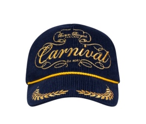 Buy Carnival Classic Corduroy Cap Navy FW25 at Sasom – Authentic and Ready to Ship