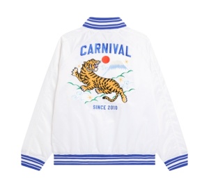 Buy Carnival Zenith Souvenir Jacket White FW25 at Sasom – Authentic and Ready to Ship