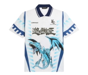 Buy Carnival X Yugioh Blue-eyes White Dragon Football Jersey Bule Grey at Sasom – Authentic and Ready to Ship