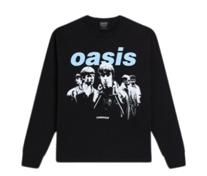 Buy Carnival X Oasis Morning Glory25 Ls T-shirt Black at Sasom – Authentic and Ready to Ship