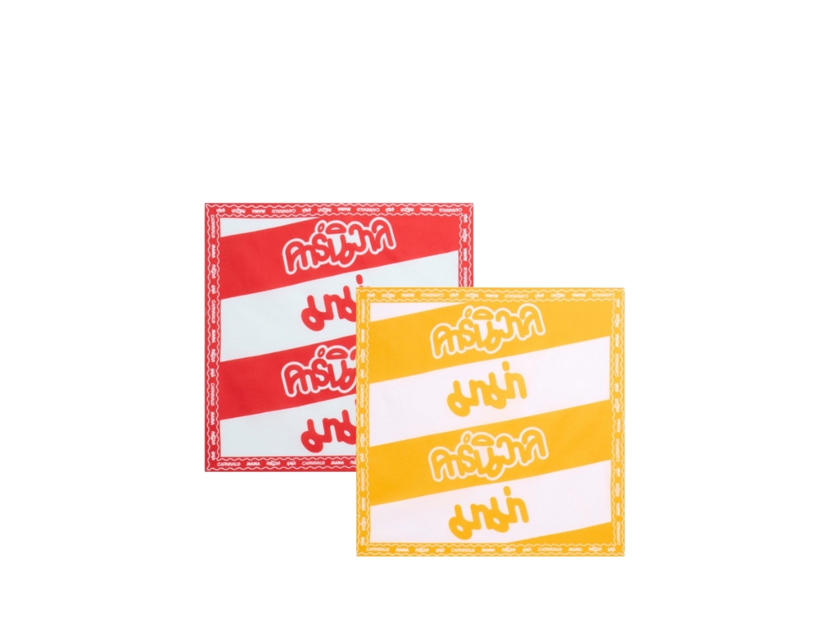 Buy Carnival x Mama Bandana Red Yellow at Sasom – Authentic and Ready to Ship