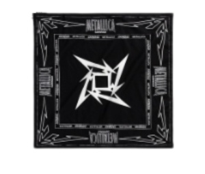 Buy Carnival x Metallica Ninja Star Logo Bandana Black at Sasom – Authentic and Ready to Ship
