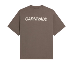 Buy Carnival Classic Logo Boxy T-Shirt Brown at Sasom – Authentic and Ready to Ship
