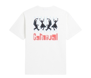 Buy Carnival Dancing T-shirt White FW25 at Sasom – Authentic and Ready to Ship