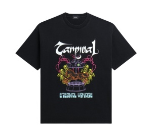 Buy Carnival Eternal Voyage Ovs Washed T-Shirt Black FW25 at Sasom – Authentic and Ready to Ship