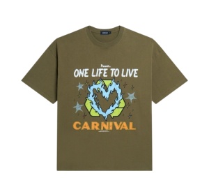 Buy Carnival One Life Ovs T-shirt Olive FW25 at Sasom – Authentic and Ready to Ship