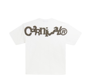 Buy Carnival Signature Ovs Washed T-shirt White FW25 at Sasom – Authentic and Ready to Ship