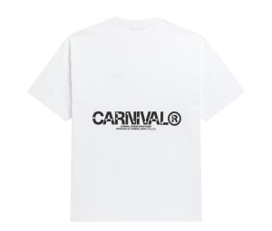 Buy Carnival  Worn Out Logo Ovs T-Shirt White at Sasom – Authentic and Ready to Ship