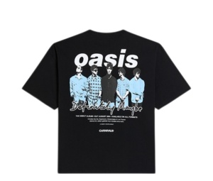 Buy Carnival X Oasis Iconic Ovs T-shirt Black at Sasom – Authentic and Ready to Ship