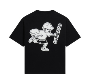 Buy Carnival X Paperboy Deliver Ovs T-Shirt Black at Sasom – Authentic and Ready to Ship