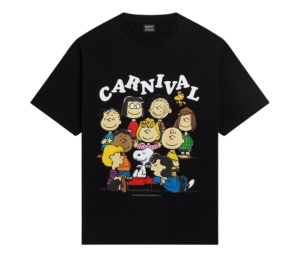 Buy Carnival X Peanuts Friendship Ovs Washed T-Shirt Black at Sasom – Authentic and Ready to Ship