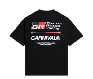 Buy Carnival X Toyota Gazoo Racing Ignite OVS T-Shirt Black at Sasom – Authentic and Ready to Ship