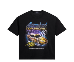 Buy Carnival x Top Secret S15 Ovs T-Shirt Black at Sasom – Authentic and Ready to Ship