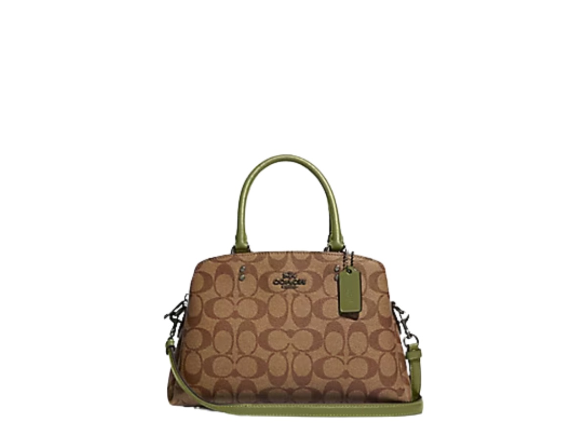 Buy Coach Mini Lillie Carryall Khaki Olive Green SASOM