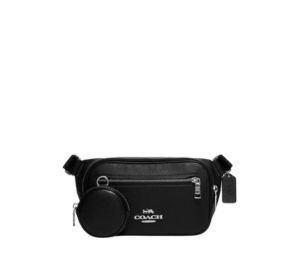 Coach Belt Bag-Sling Bags In Black Calfskin With Palldaium Hardware