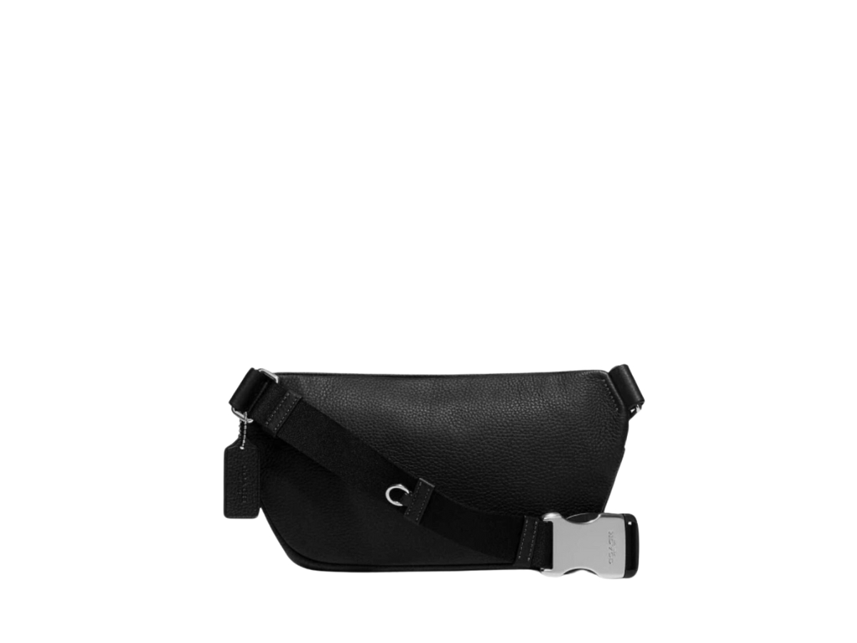 Coach Belt Bag-Sling Bags In Black Calfskin With Palldaium Hardware