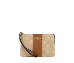 Buy Coach Corner Zip Wristlet In Signature Canvas Multicolor at Sasom – Authentic and Ready to Ship