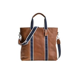 SASOM | กระเป๋า Coach Heritage Web Utility Tote In Leather With