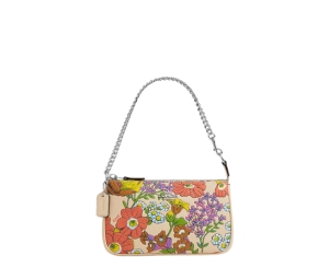 Buy Coach Nolita 19 In Flower Printed With Silver Hardware Multicolor at Sasom – Authentic and Ready to Ship