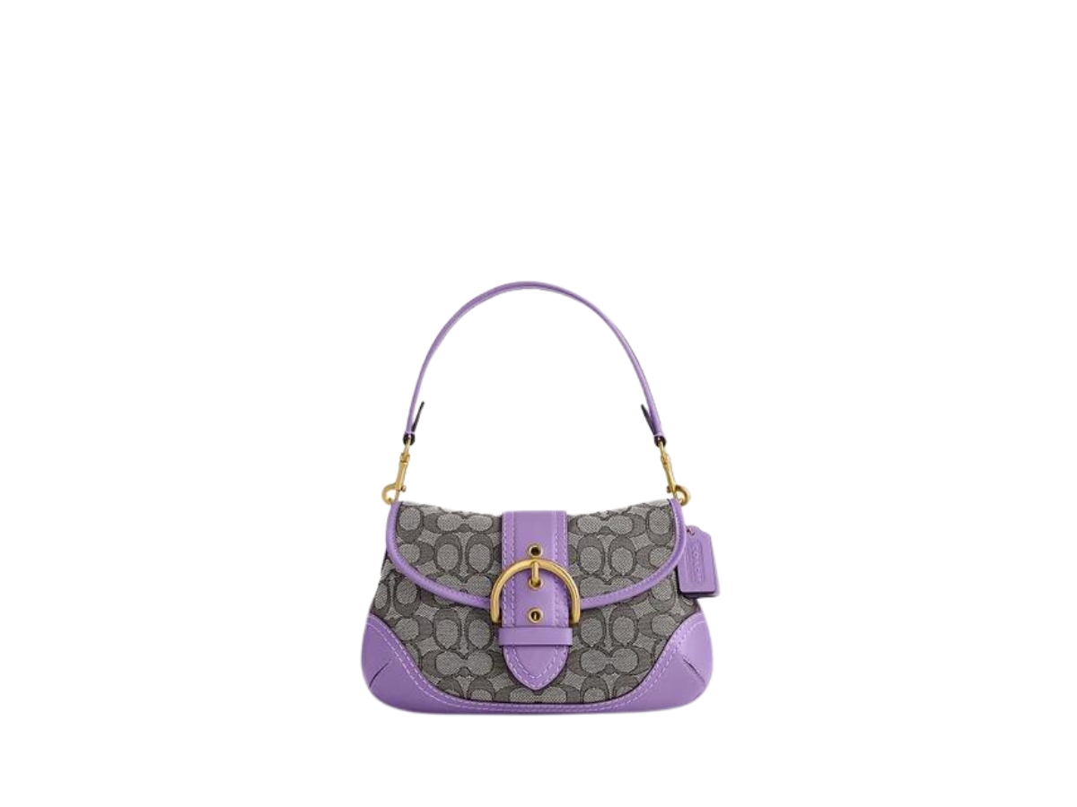 Coach Soho Bag In Signature Jacquard And Recycled Leather With