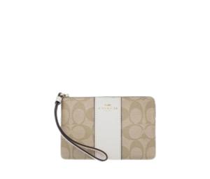 Buy Coach Zip Wristlet In Signature Canvas at Sasom – Authentic and Ready to Ship
