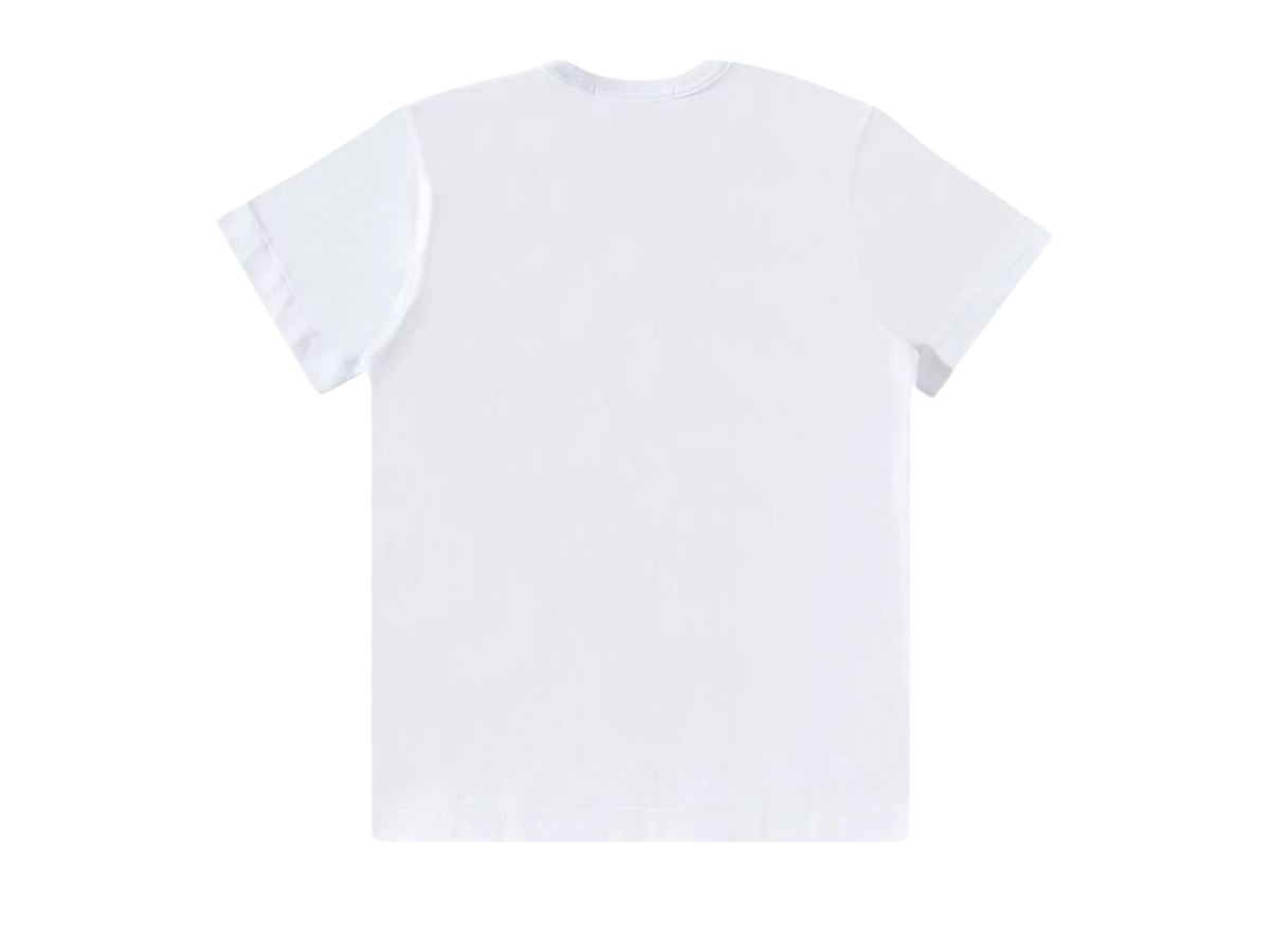 Comme des Garcons PLAY Large Heart Logo T-Shirt White