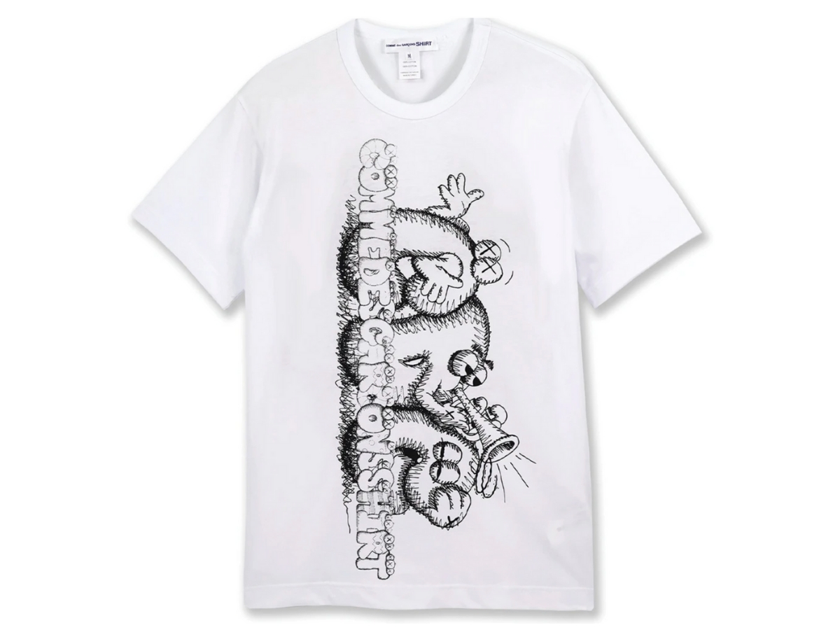 kaws seeing watching t shirt