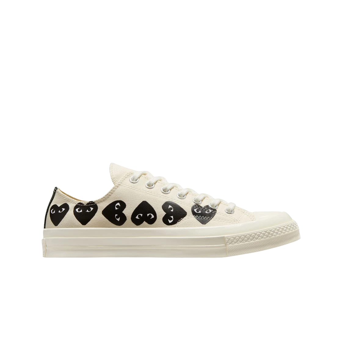 Converse x Play Comme des Garcons Chuck 70 Ox Multi Heart Egret