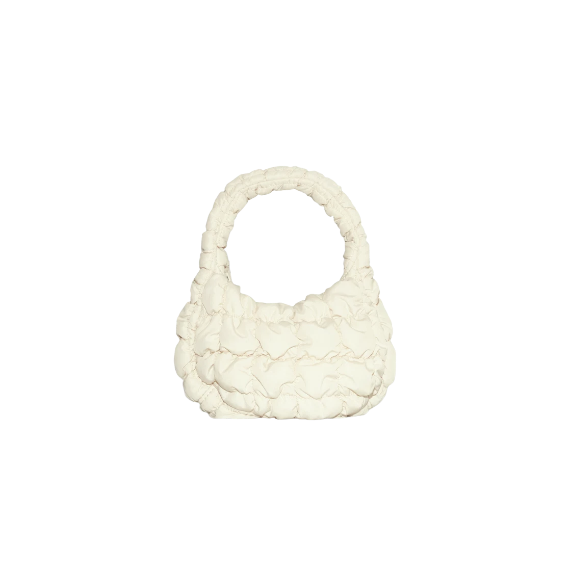 COS Quilted Micro Bag Off White Shop Authentic at SASOM