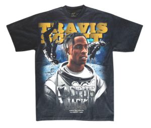 Cosmic Travis Scott Rap Tee Black