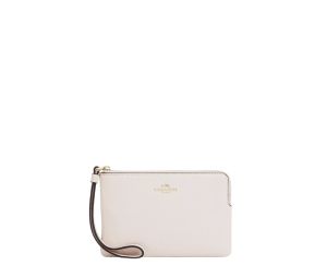 Buy Coach Corner Zip Wristlet Chalk at Sasom – Authentic and Ready to Ship