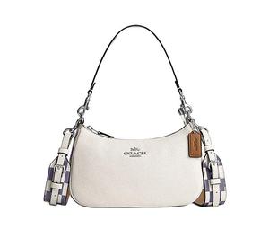 Buy Coach Teri Shoulder Bag with Checkerboard Print Light Violet & Chalk at Sasom – Authentic and Ready to Ship
