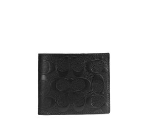 Buy Coach 3 IN 1 Wallet Signature Leather Black at Sasom – Authentic and Ready to Ship