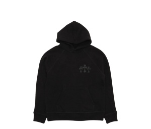 Buy Chrome Hearts Cemetery Cross Seven-11 Hoodie Black at Sasom – Authentic and Ready to Ship
