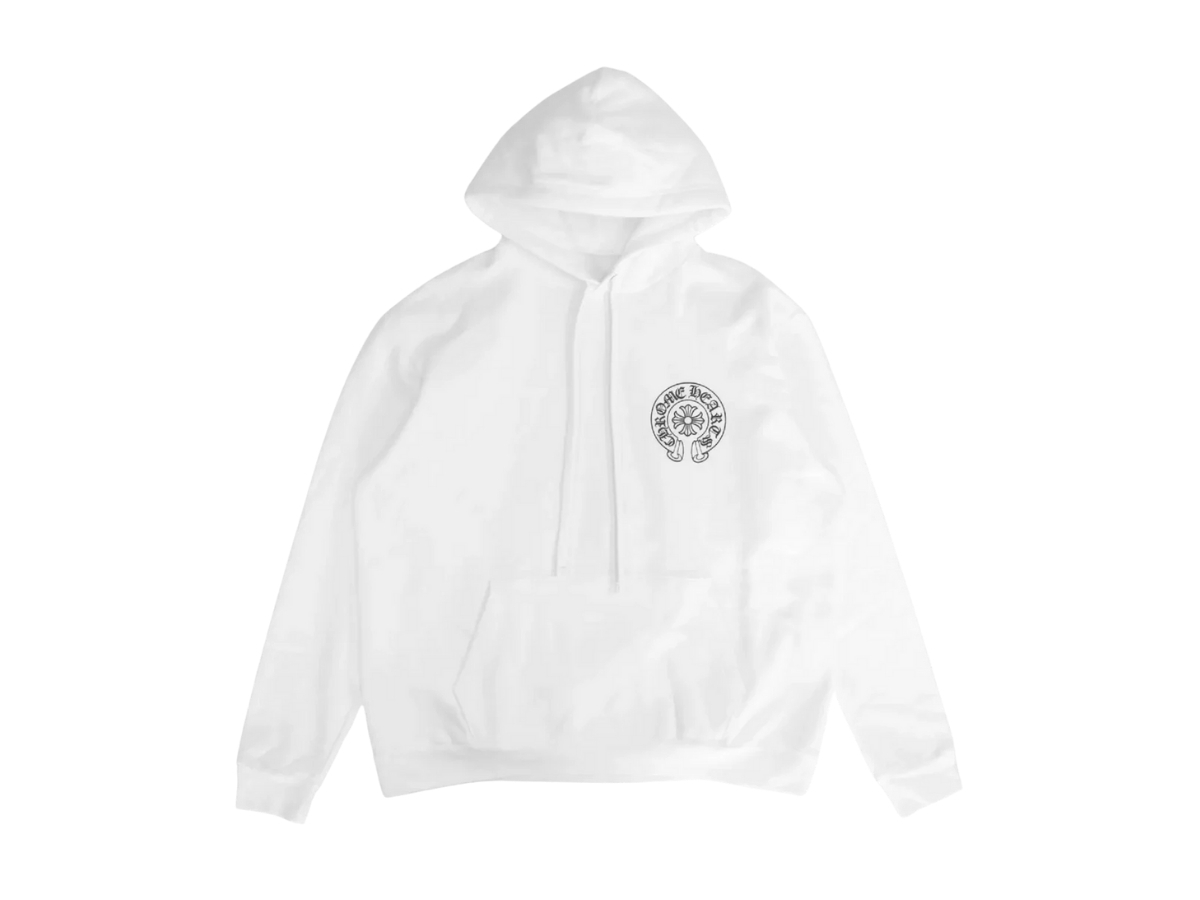 Buy Chrome Hearts Miami Exclusive Horseshoe Hoodie White at Sasom – Authentic and Ready to Ship