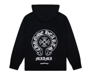 Buy Chrome Hearts Miami Exclusive Zip Up Hoodie Black at Sasom – Authentic and Ready to Ship