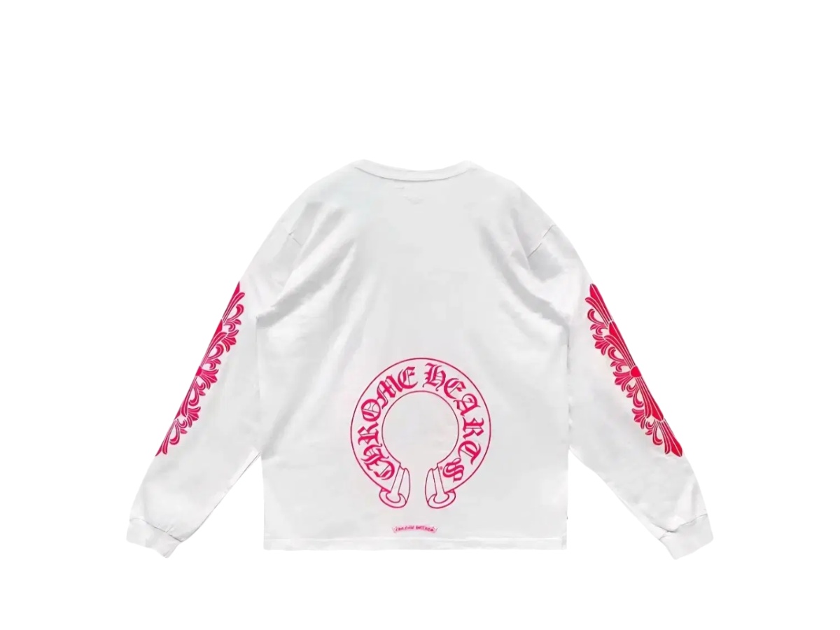 https://d2cva83hdk3bwc.cloudfront.net/crh-lsachmhflstw-chrome-hearts-magenta-horseshoe-floral-long-sleeve-tee-white-2.jpg