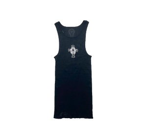 Buy Chrome Hearts Hairy Cross Rib Tank Black at Sasom – Authentic and Ready to Ship