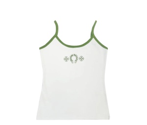 Buy Chrome Hearts Horseshoe Logo Tank Top Green White at Sasom – Authentic and Ready to Ship
